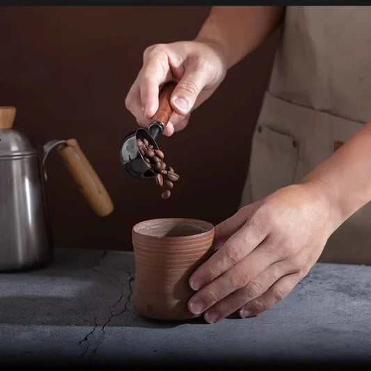 Walnut Handle Coffee Measuring Spoon