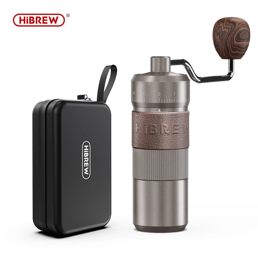 HiBREW Manual Conical Burr Coffee Grinder