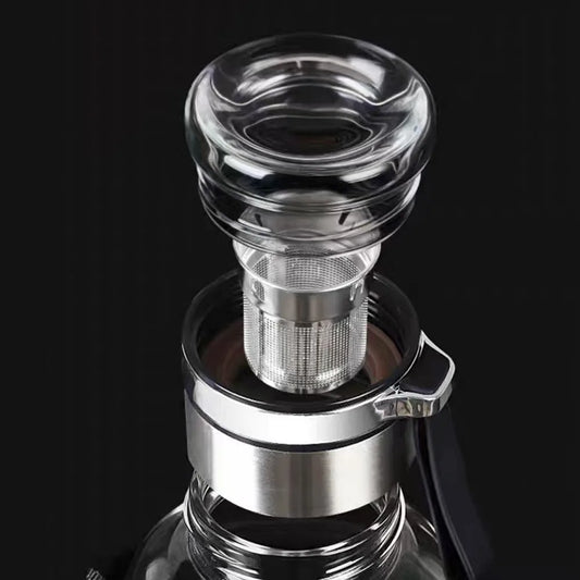 Cold Brew & Tea Infuser Glass Bottle | Stainless Steel Filter | 750ml & 1L