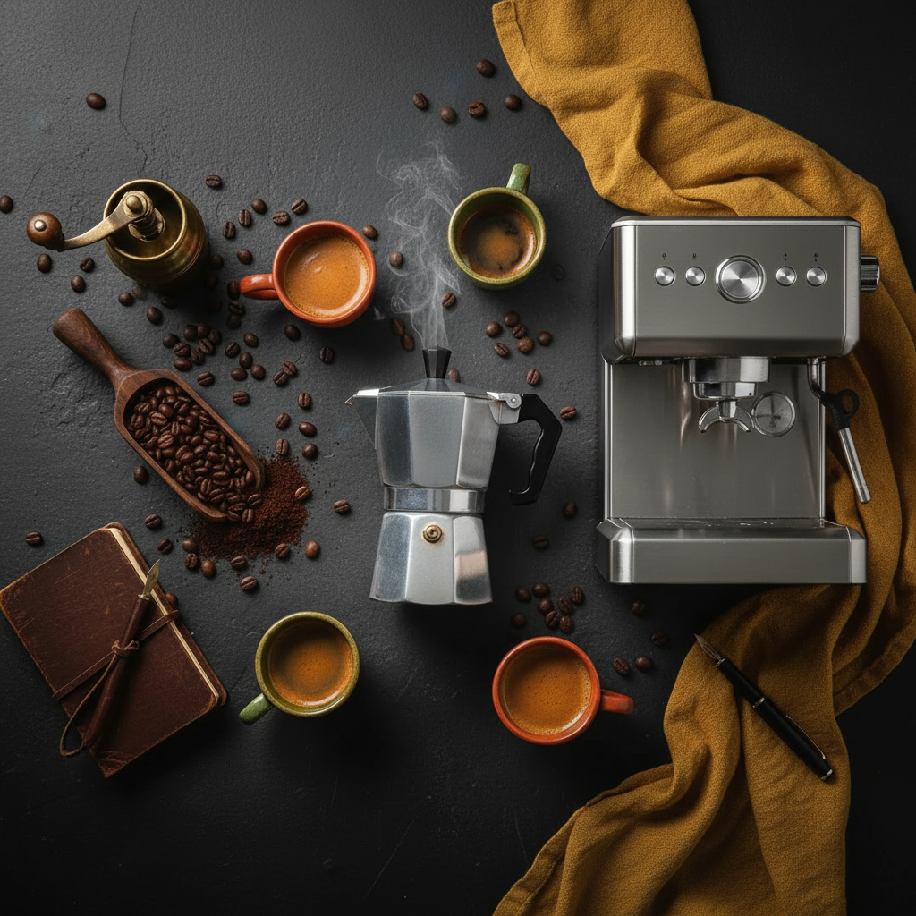 Moka Pot vs Espresso Machine