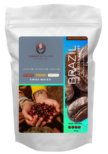 Brazil Swiss Water Decaf | The Glacier Crest