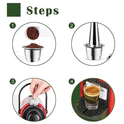 Reusable Stainless Steel Coffee Capsule