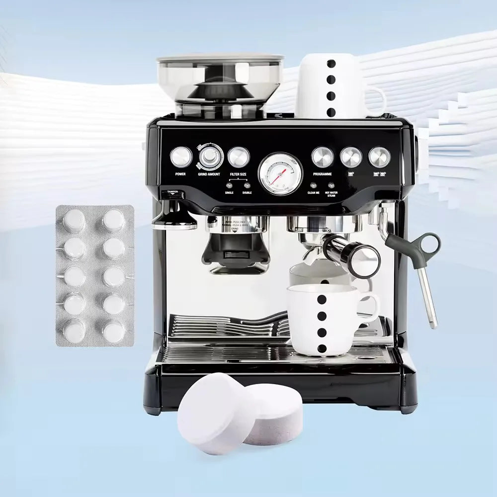 Customize Smart 20-Bar Espresso Machine | Integrated Grinder, Programmable Coffee Maker & Maintenance Kit
