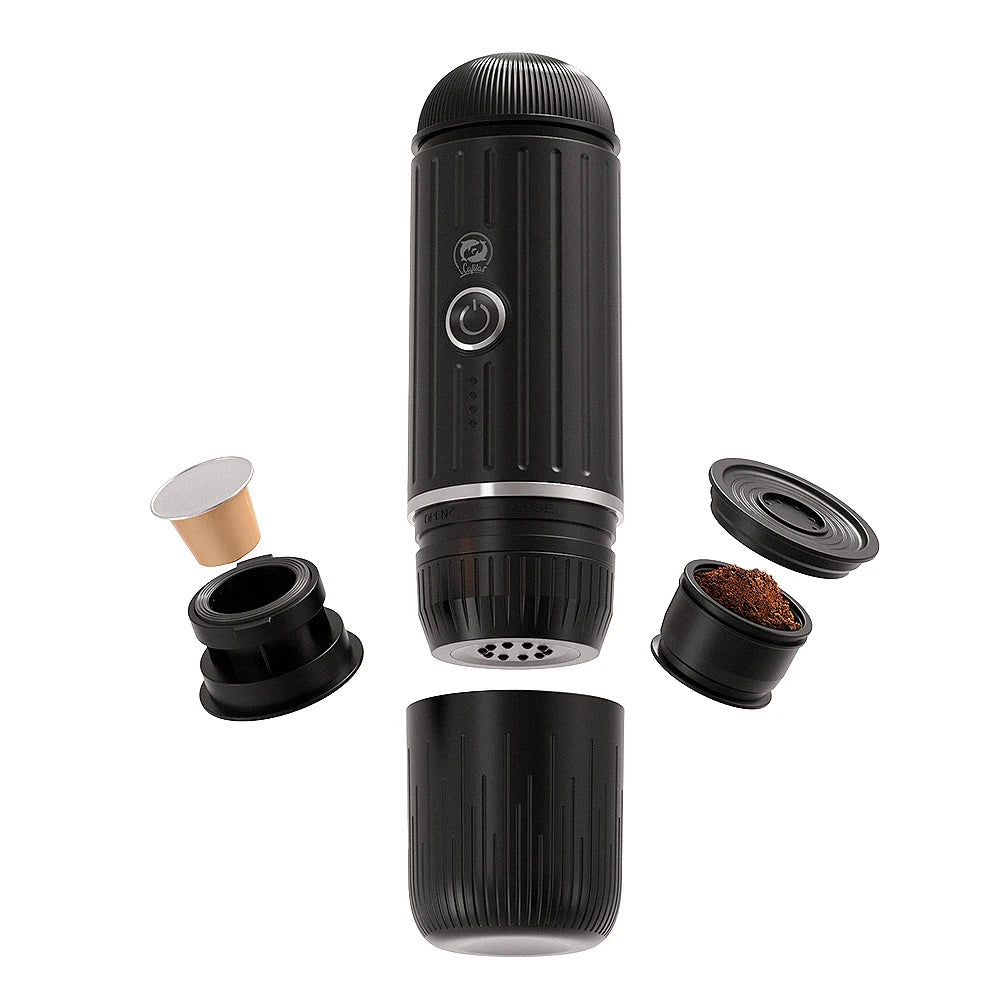 Bokar 2-in-1 WireBokar 2-in-1 Wireless Portable Espresso Maker | 19-Bar Self-Heating Travel Coffee Machineless Portable Espresso Maker | 19-Bar Self-Heating Travel Coffee Machine