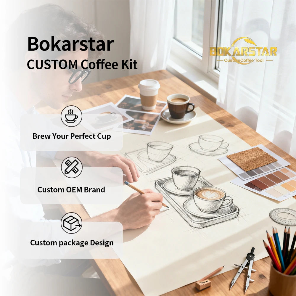 Bokar 2-in-1 WireBokar 2-in-1 Wireless Portable Espresso Maker | 19-Bar Self-Heating Travel Coffee Machineless Portable Espresso Maker | 19-Bar Self-Heating Travel Coffee Machine