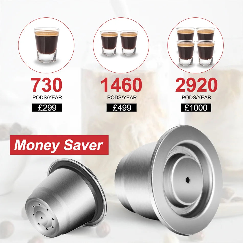 Reusable Stainless Steel Coffee Capsule