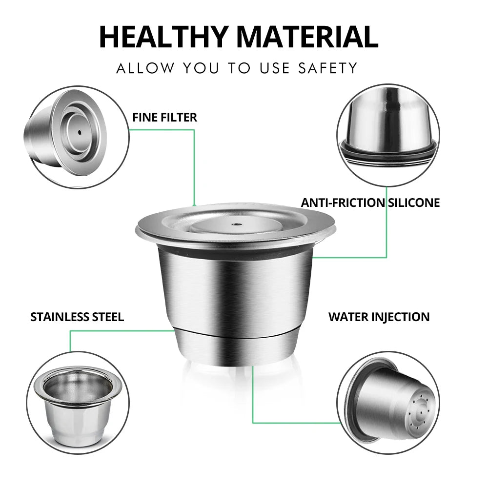 Reusable Stainless Steel Coffee Capsule
