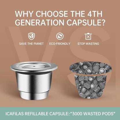 Reusable Stainless Steel Coffee Capsule