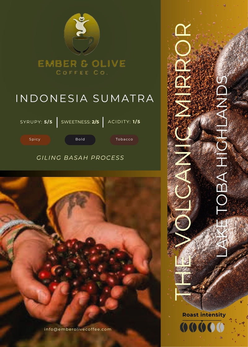 Indonesia Lake Toba Coffee Beans | The Volcanic Mirror Dark Roast