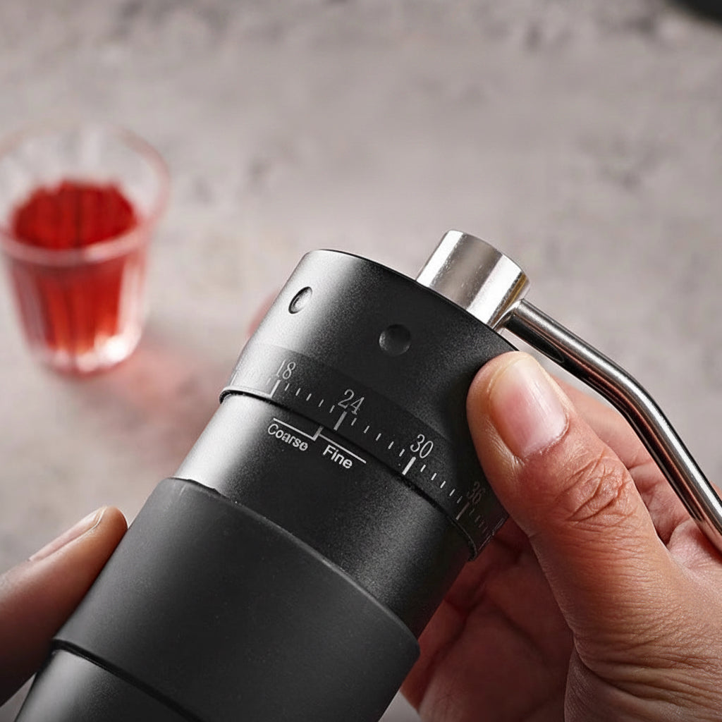 Manual Coffee Grinder | Stainless Steel Burr Grinder | Adjustable Coarseness