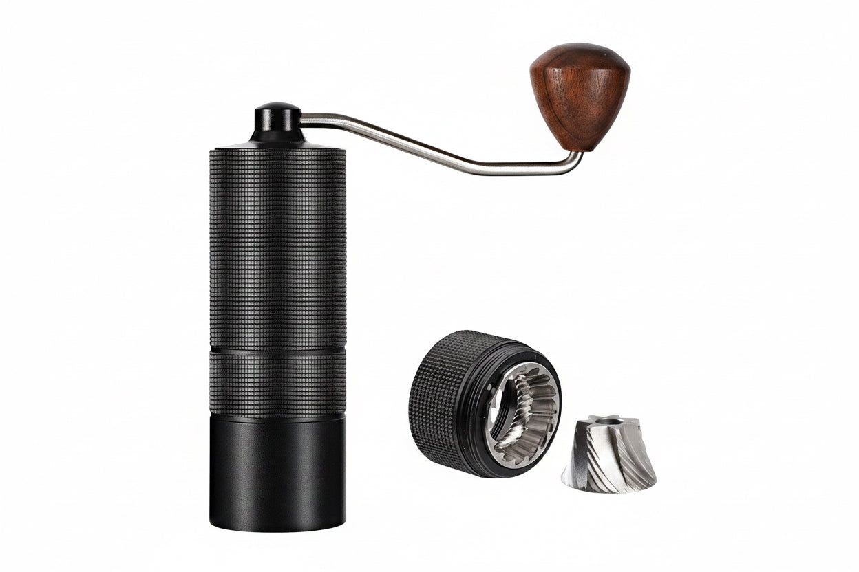 Manual Coffee Grinder | Stainless Steel Burr Grinder | Adjustable Coarseness