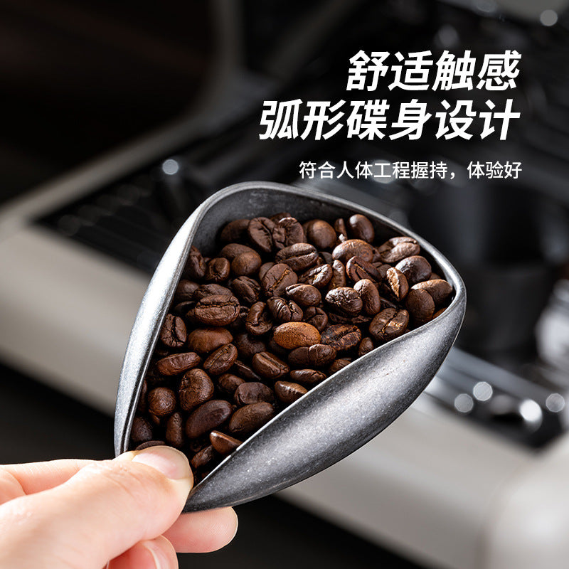 Stainless Steel Coffee Bean Dish | Vintage Measuring Scoop