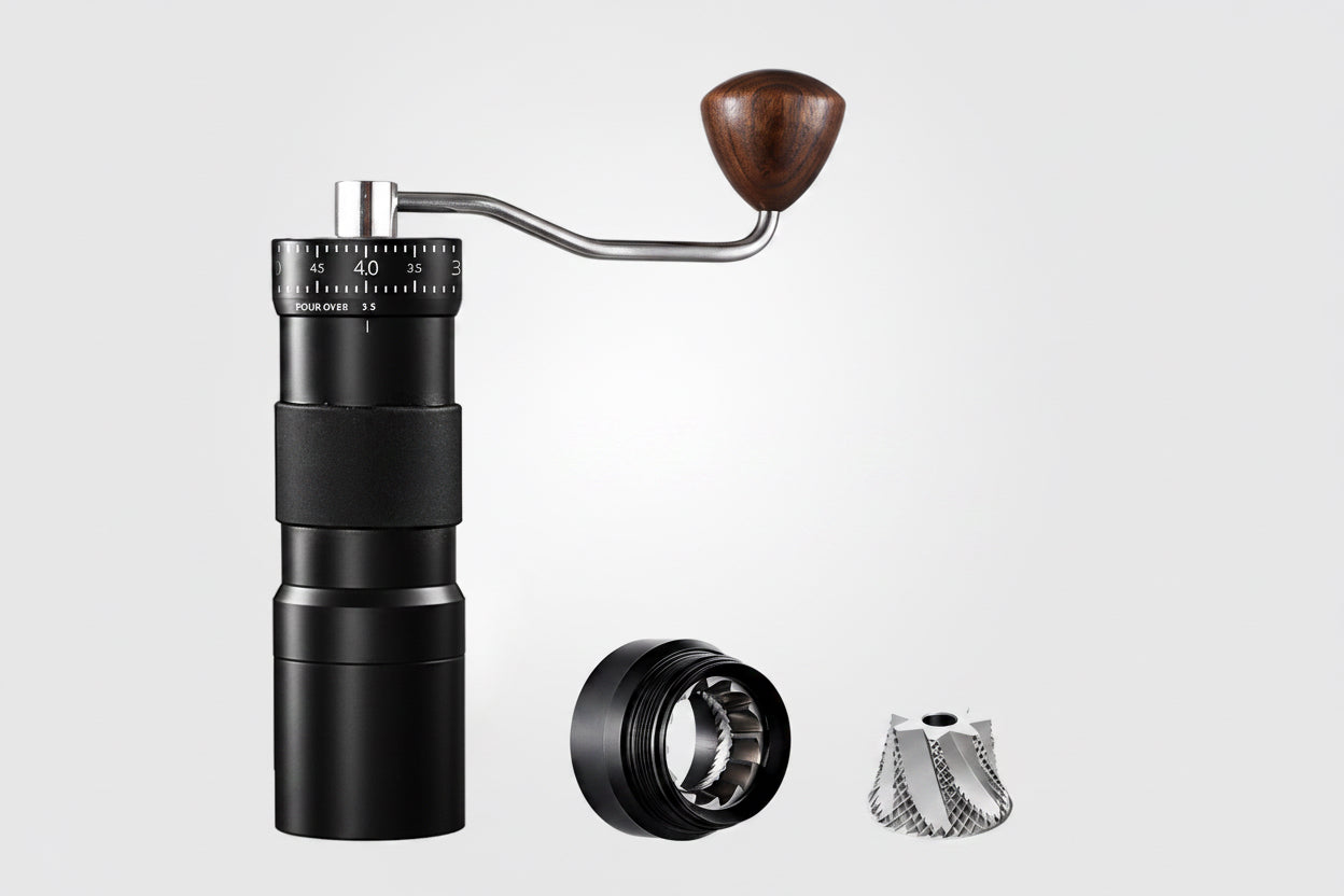 Manual Coffee Grinder | Stainless Steel Burr Grinder | Adjustable Coarseness
