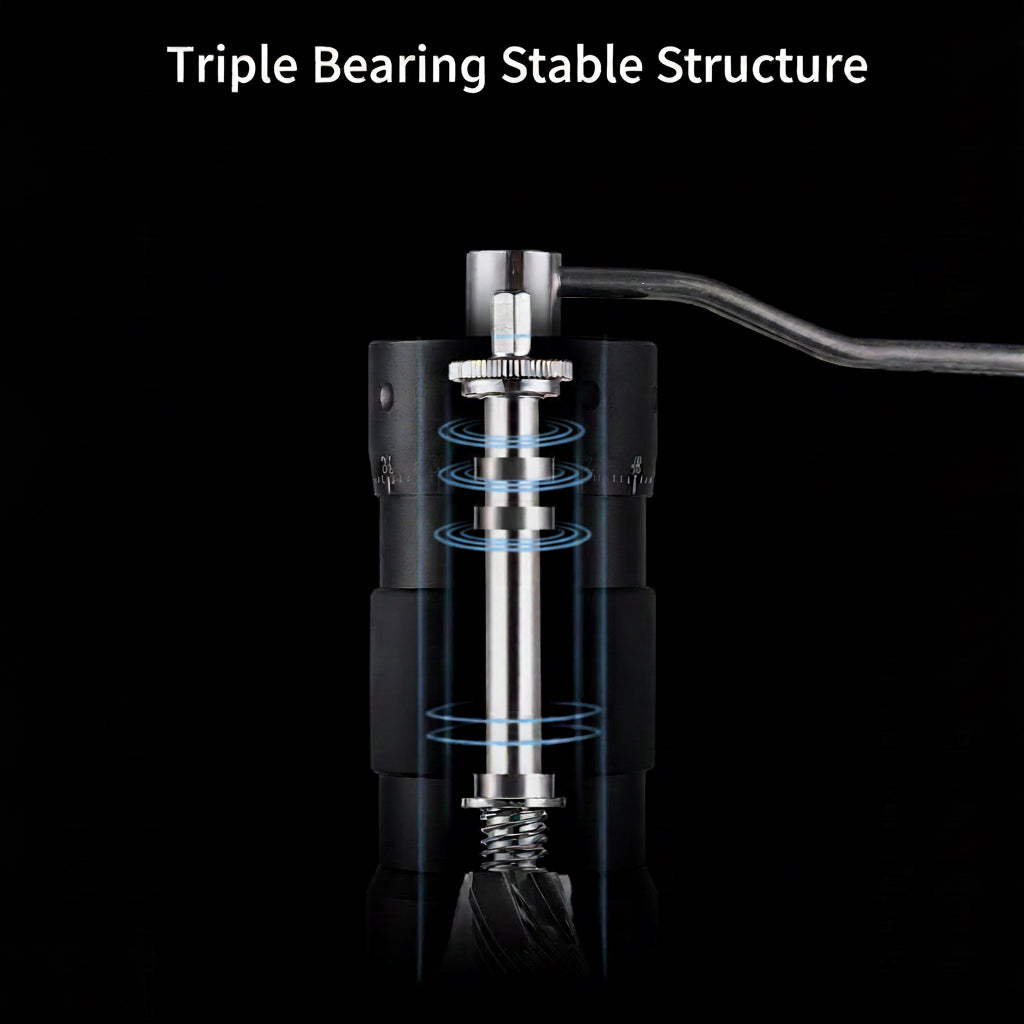 Manual Coffee Grinder | Stainless Steel Burr Grinder | Adjustable Coarseness