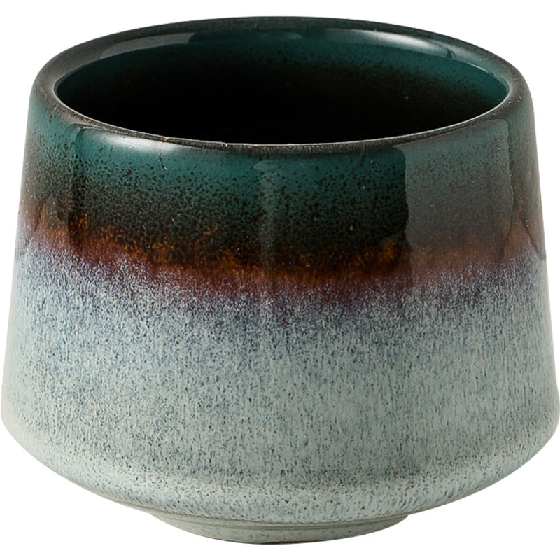 Artisan Kiln-Change Ceramic Tea Cup | Japanese Vintage Style | 225ml
