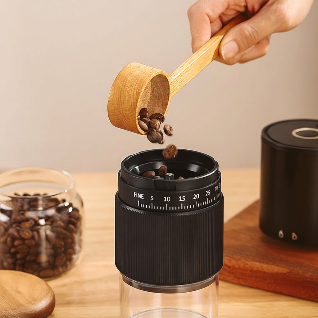 Hand Brewed Italian Grinder Automatic Coffee Machine Rechargeable Coffee Grinder Household Small Bean Grinder Portable Grinder