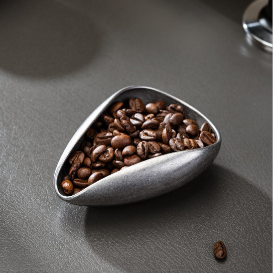 Stainless Steel Coffee Bean Dish | Vintage Measuring Scoop