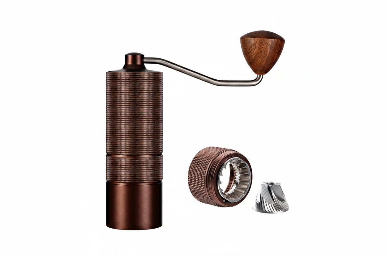 Manual Coffee Grinder | Stainless Steel Burr Grinder | Adjustable Coarseness