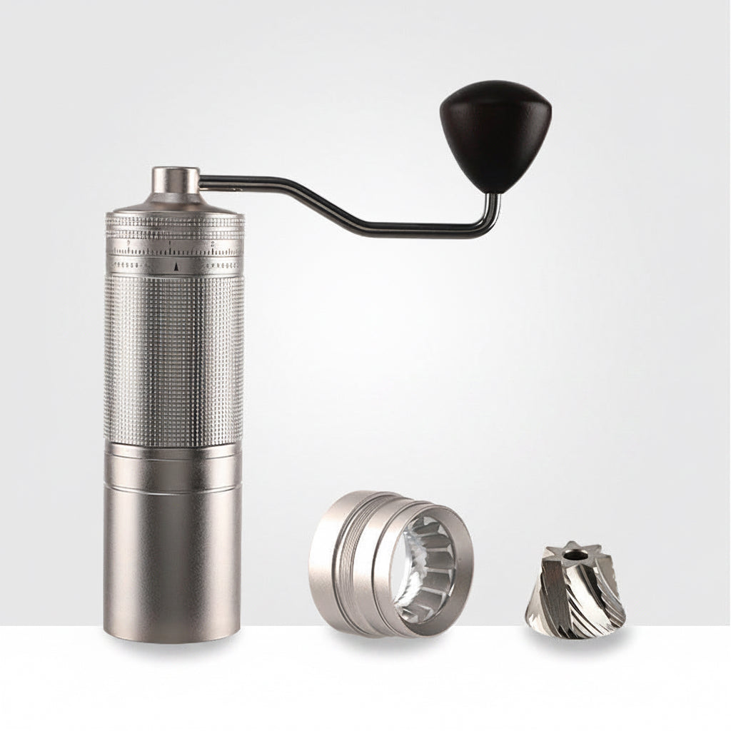 Manual Coffee Grinder | Stainless Steel Burr Grinder | Adjustable Coarseness