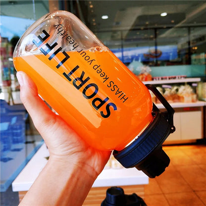 Borosilicate Glass Water Bottle with Filter & Sleeve