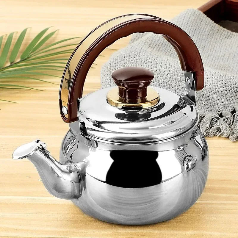 Stainless Steel Whistling Stovetop Kettle | Induction & Gas | 0.6L / 1L / 1.8L / 2.7L