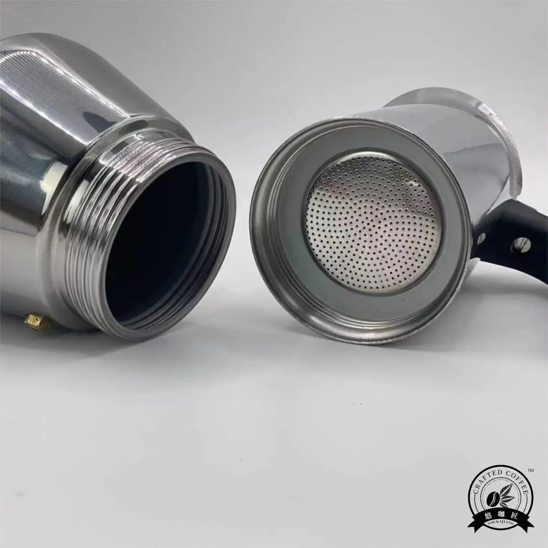 Moka Pot Espresso Maker | Induction Ready | 4 & 6 Cup