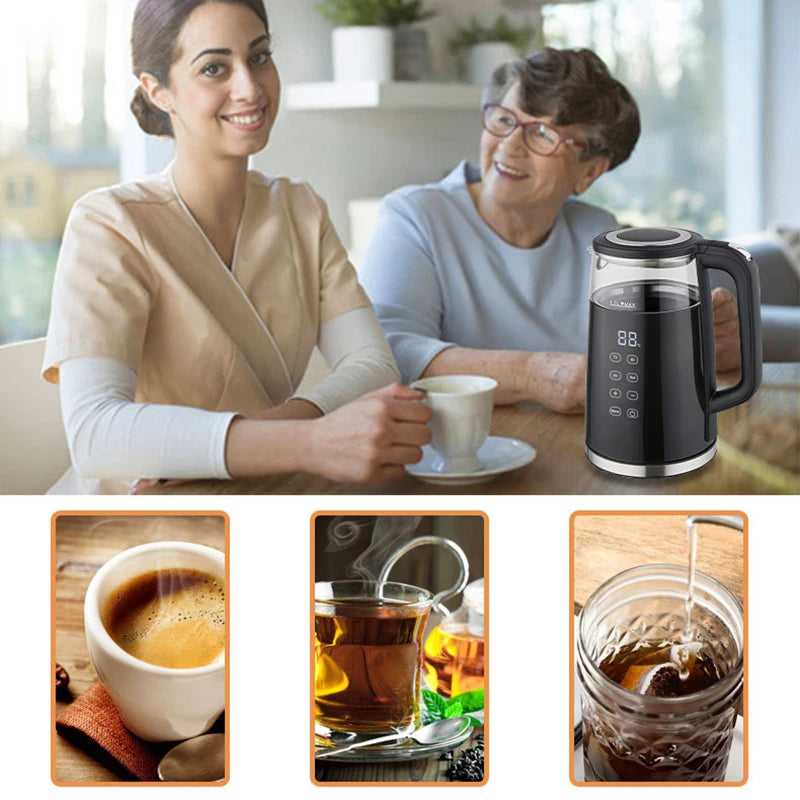2200W Smart Electric Kettle | 13-Level Temperature Control | 1.7L