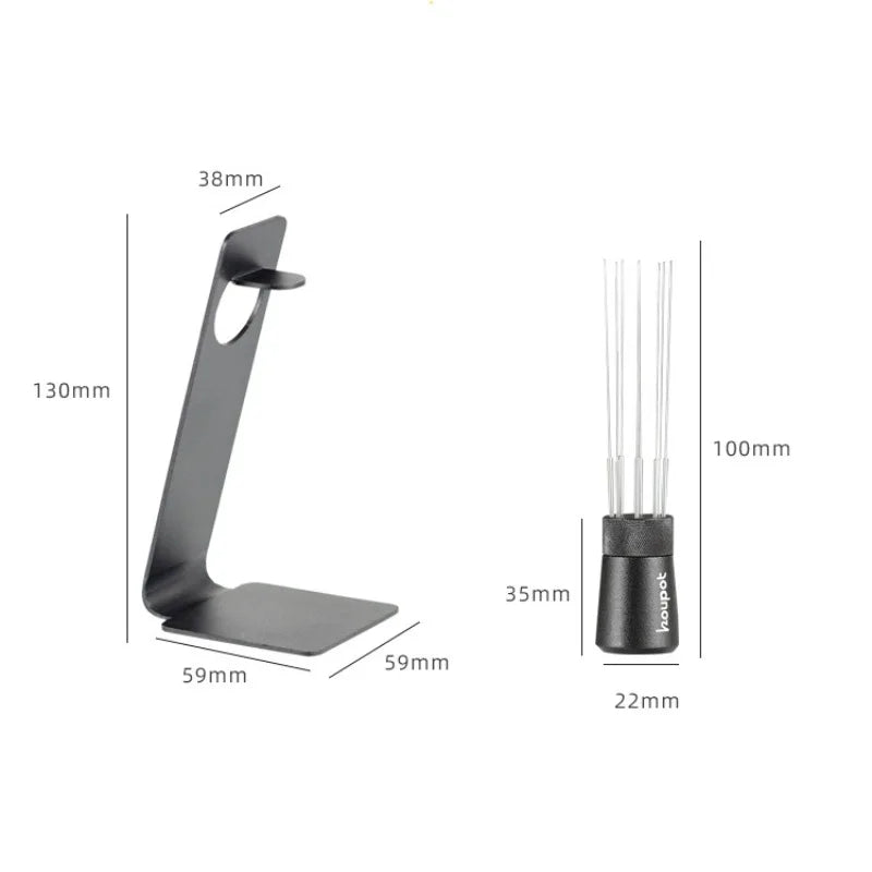 Magnetic Coffee Stirrer & WDT Distribution Tool | Stainless Steel Needles | Barista Accessories