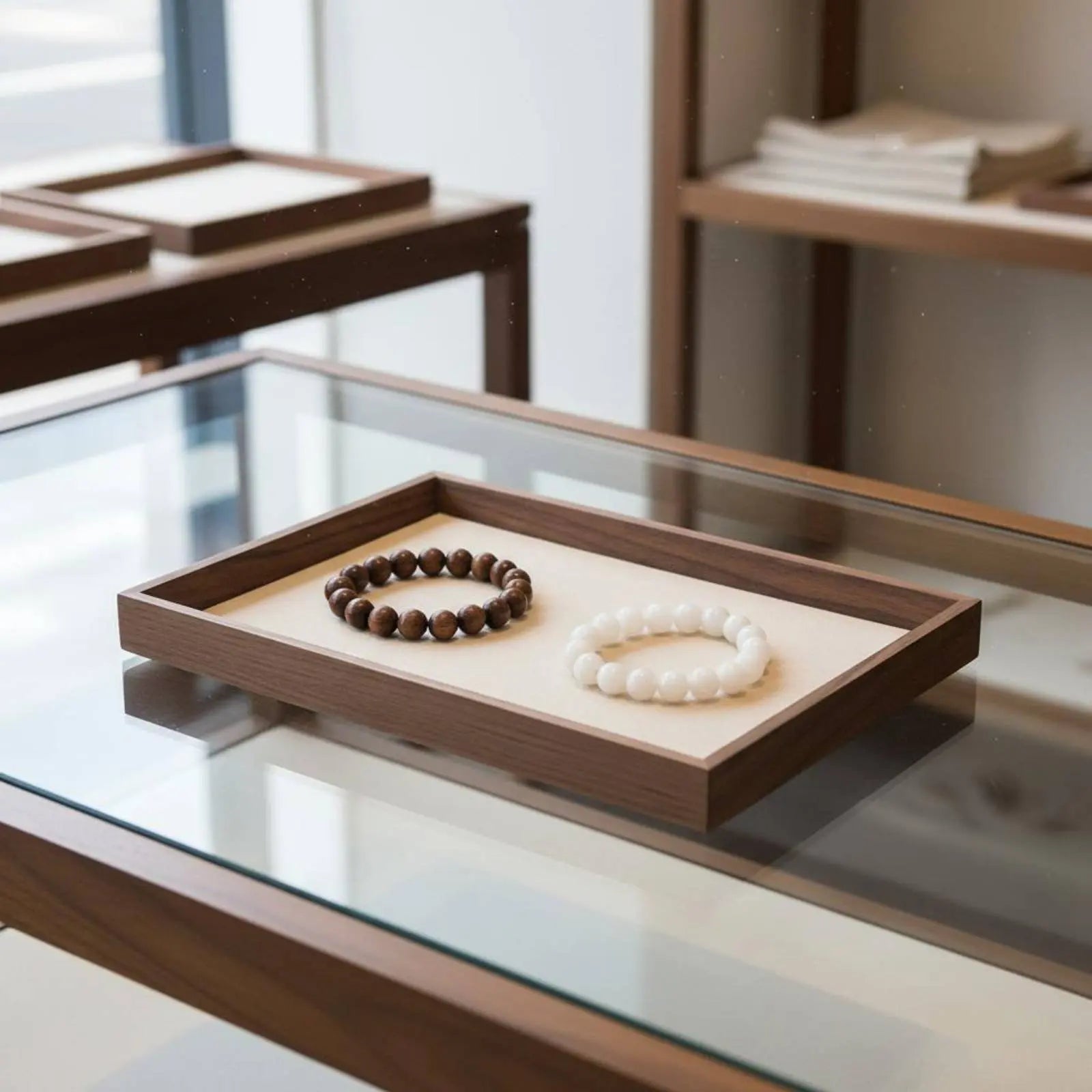 Black Walnut Jewellery Display Tray