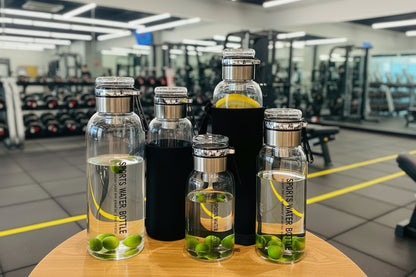 Large Capacity Glass Cold Drinks Bottle