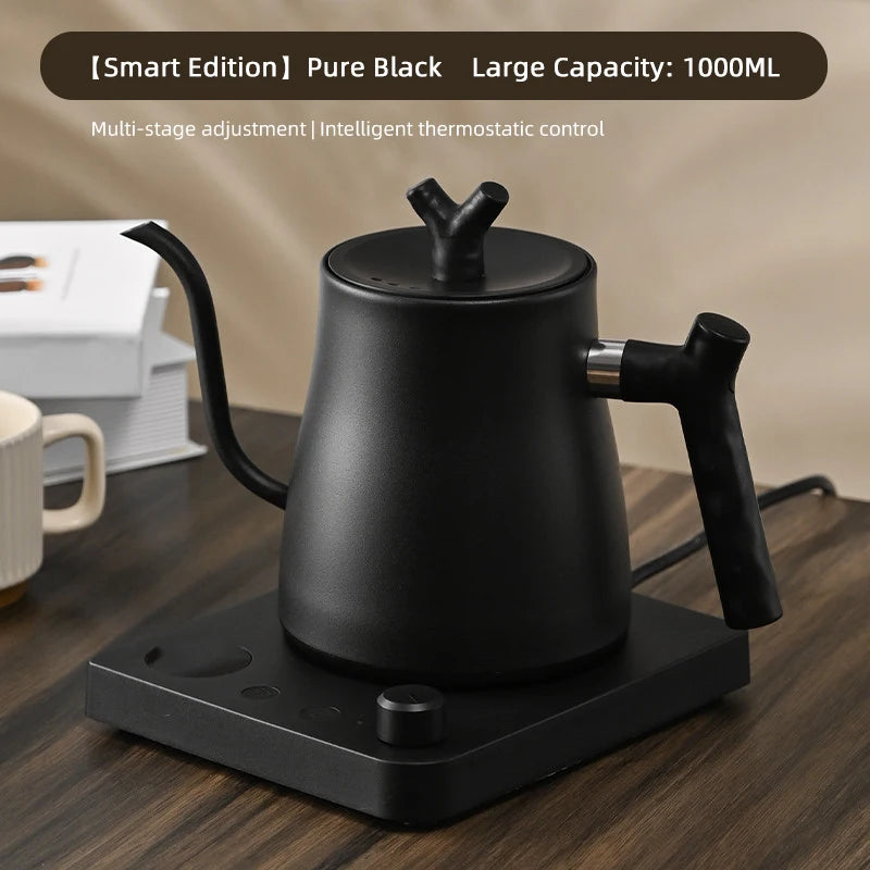 1L Gooseneck Smart Kettle | LED Display | 304 Stainless Steel | Coffee & Tea