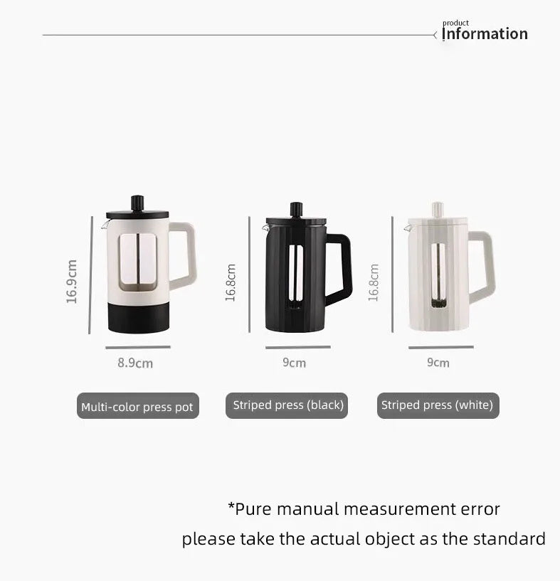 600ml Borosilicate Glass French Press
