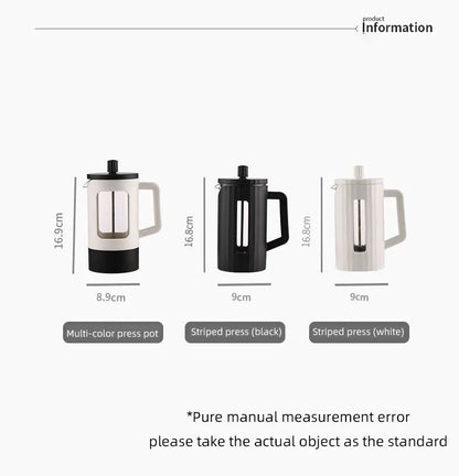 600ml Borosilicate Glass French Press