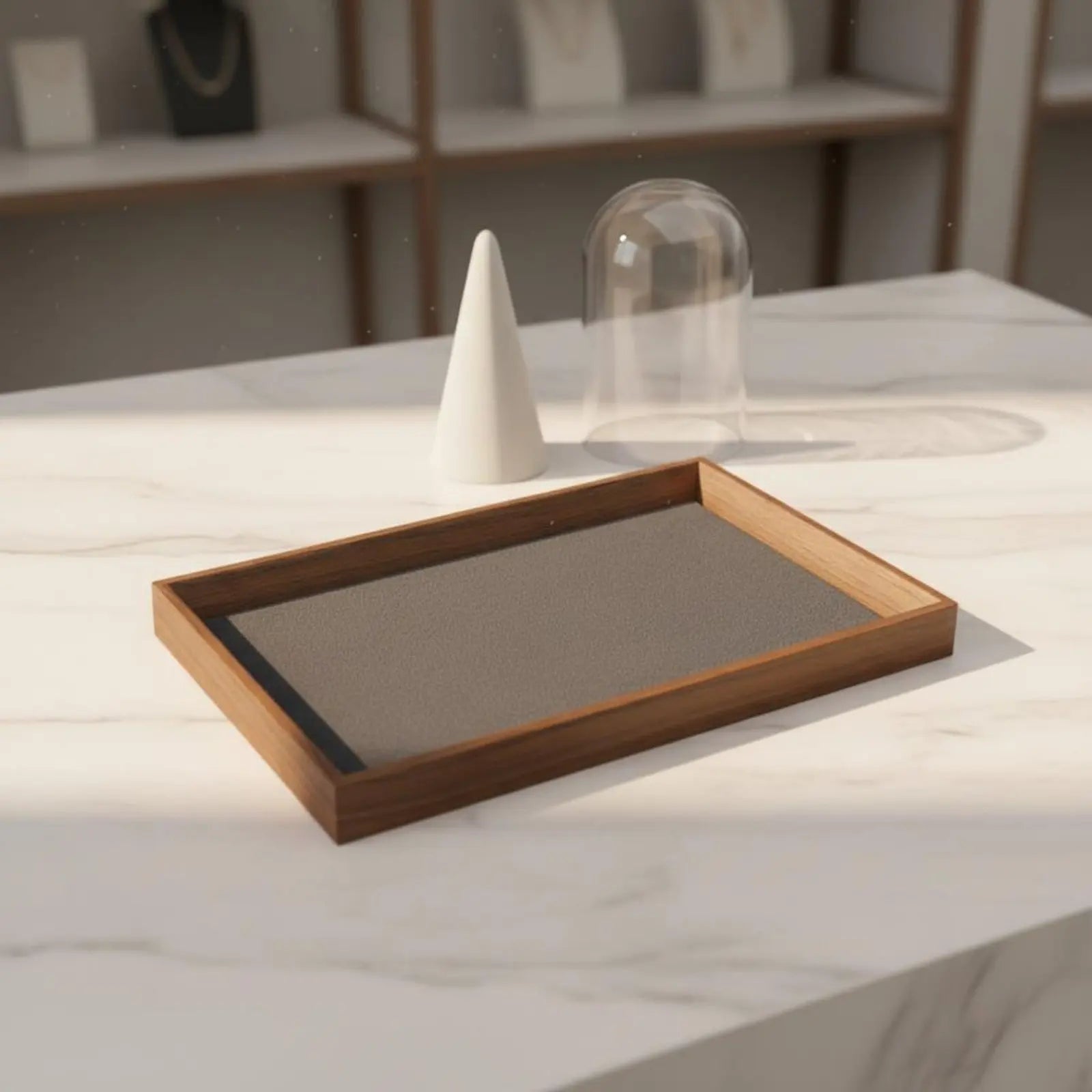 Black Walnut Jewellery Display Tray