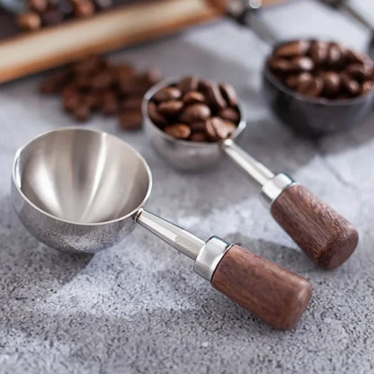 Walnut Handle Coffee Measuring Spoon