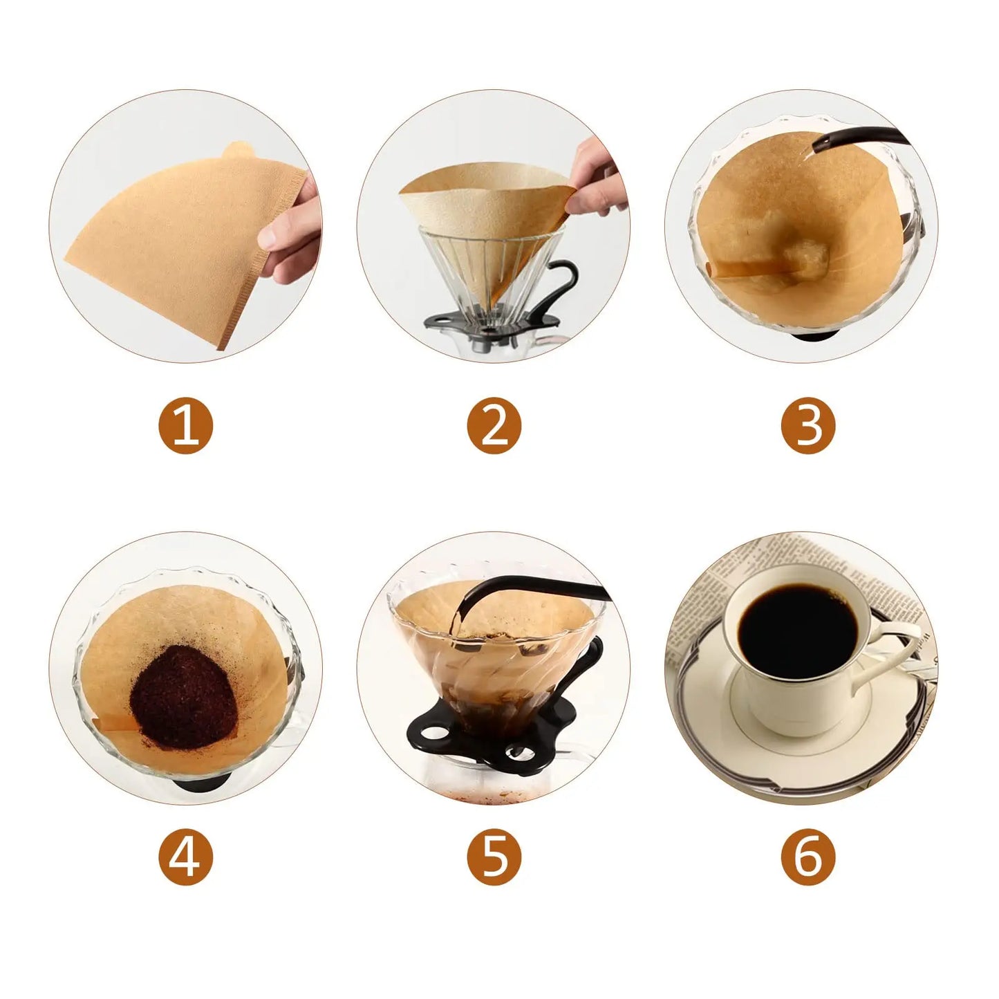 Hario V60 Filter Papers (Natural)