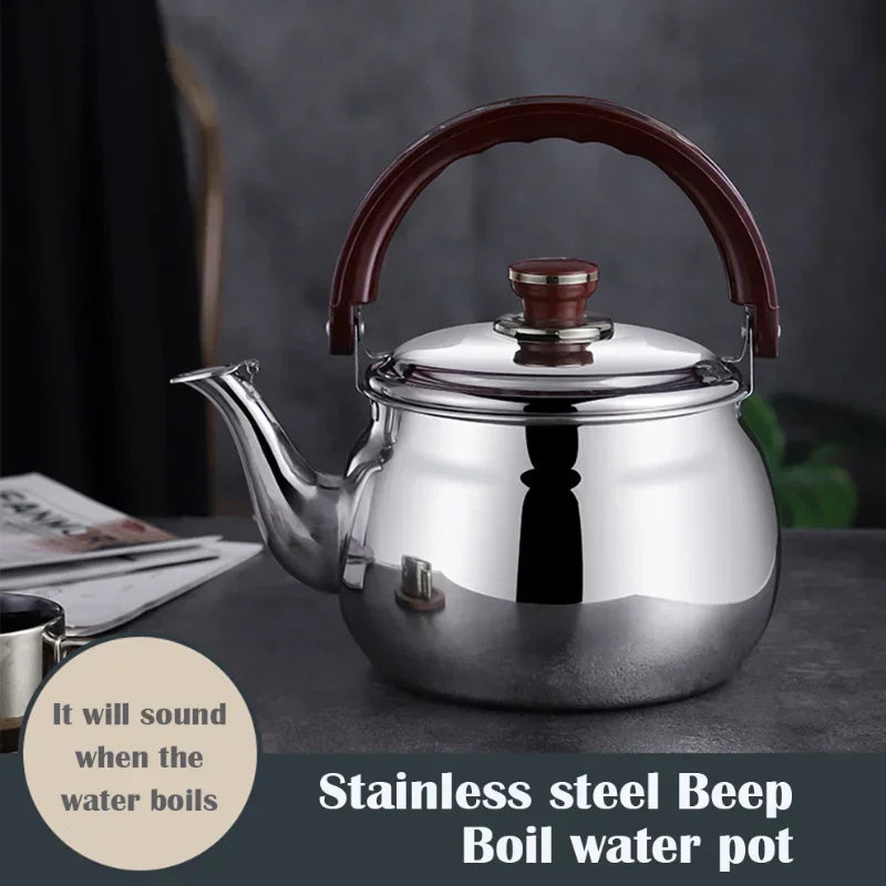 Stainless Steel Whistling Stovetop Kettle | Induction & Gas | 0.6L / 1L / 1.8L / 2.7L