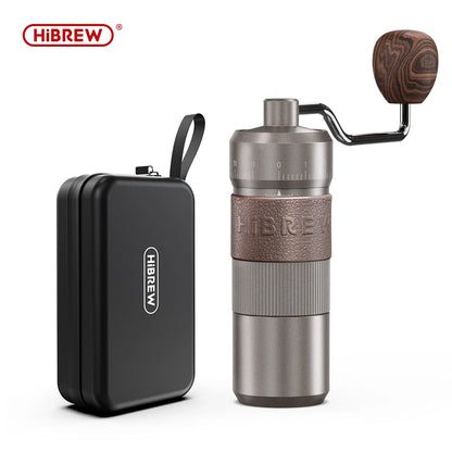 HiBREW Manual Conical Burr Coffee Grinder