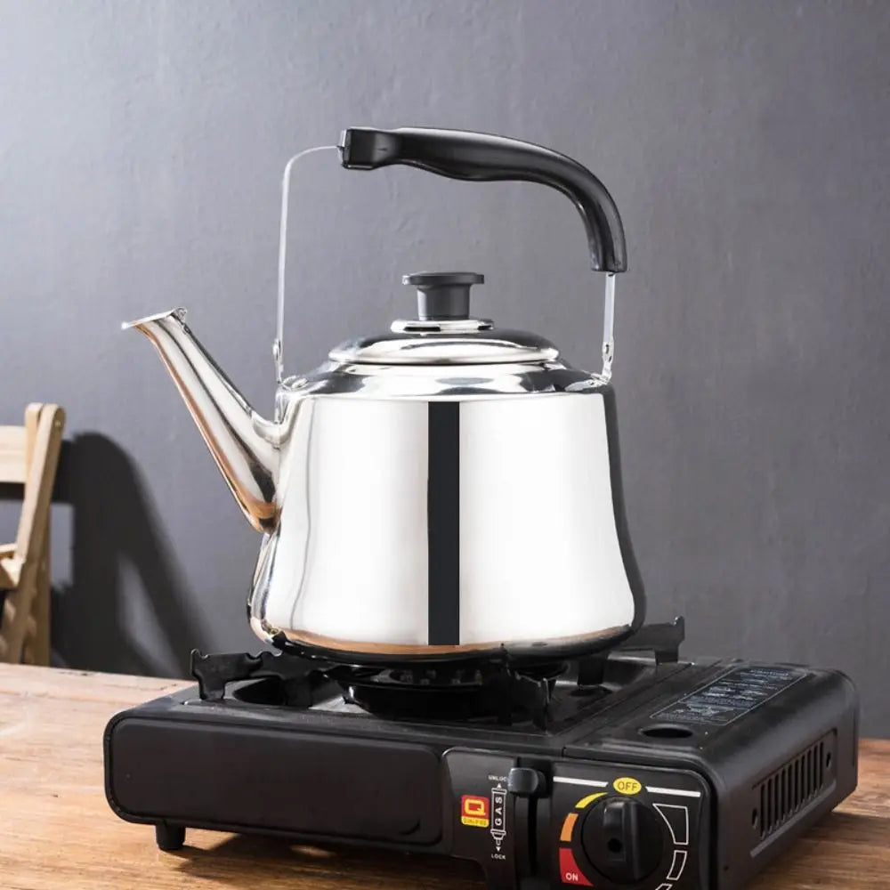 Stainless Steel Whistling Tea Kettle with Filter — 1L / 1.5L / 2L | Gas & Induction