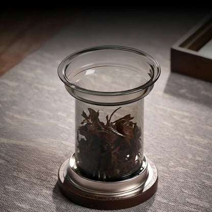 Thickened Borosilicate Glass Teapot | Heat-Resistant Tea Separator & Teacup Set