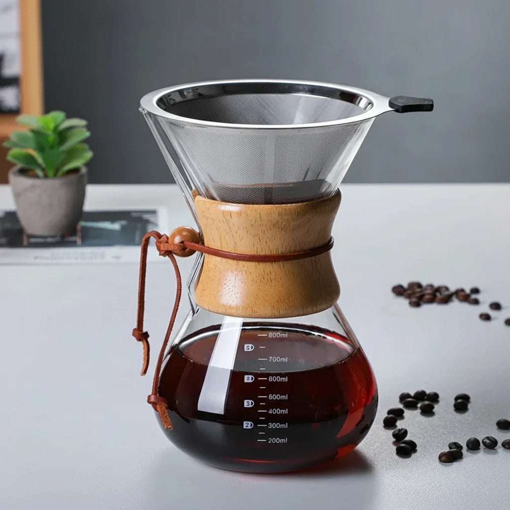 Glass Pour Over Coffee Maker