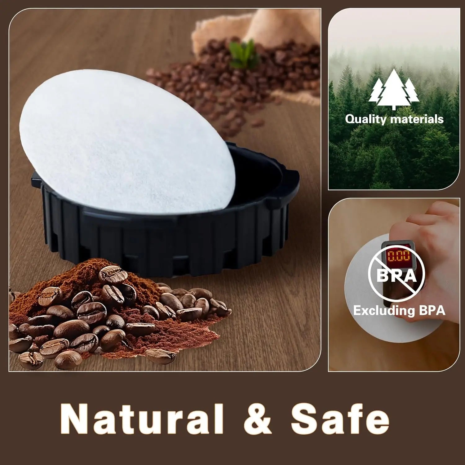 Round Paper Micro-Filters | Aeropress Original, Go & Clear Compatible | 500 or 1000pc