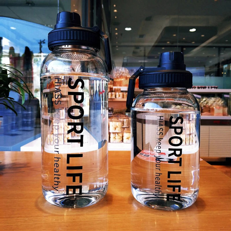 Borosilicate Glass Water Bottle with Filter & Sleeve