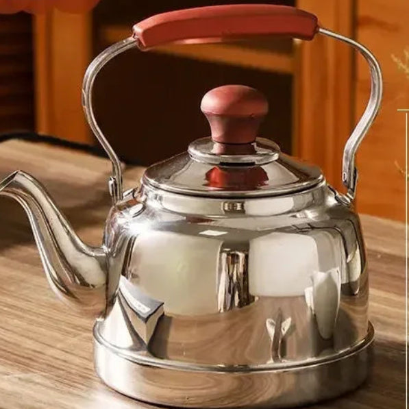 Stainless Steel Whistling Stovetop Kettle — Gas & Induction | 1L / 1.5L / 2L | 5 Colours