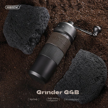 HiBREW Manual Conical Burr Coffee Grinder
