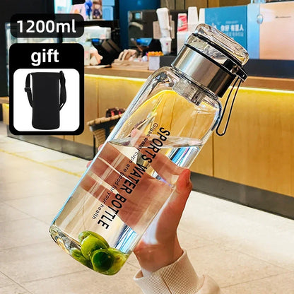 Large Capacity Glass Cold Drinks Bottle