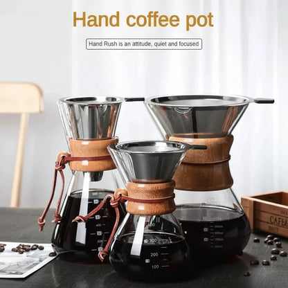 Glass Pour Over Coffee Maker