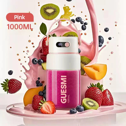 1L Portable USB Rechargeable Blender | Smoothies & Juices | Home & Travel