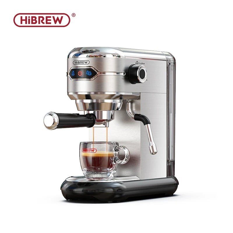 HiBREW H11 Slimline Espresso Machine | 20-Bar Professional Station & Barista Bundles
