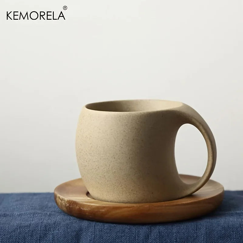 Ceramic Coffee Cup & Saucer Set | 220ml | Afternoon Tea & Breakfast